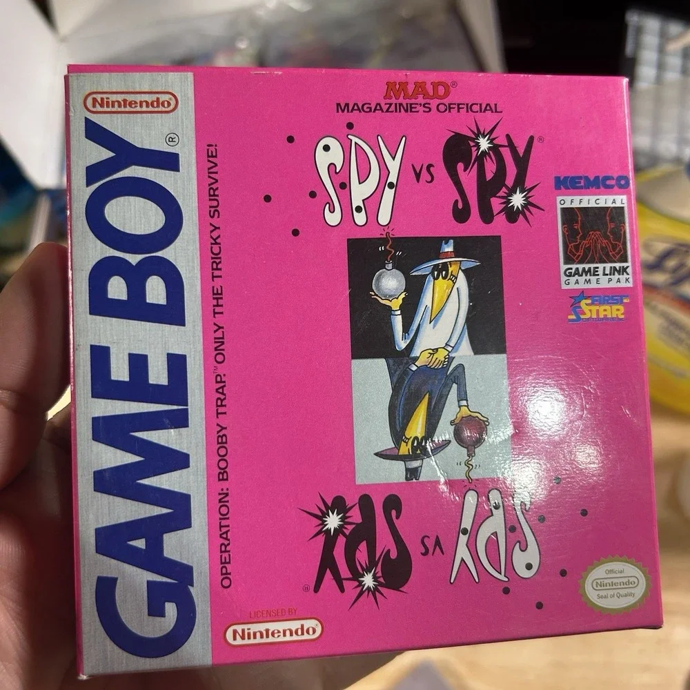 Spy Vs Spy (Nintendo Game Boy) Complete Poster Game Box Manual
